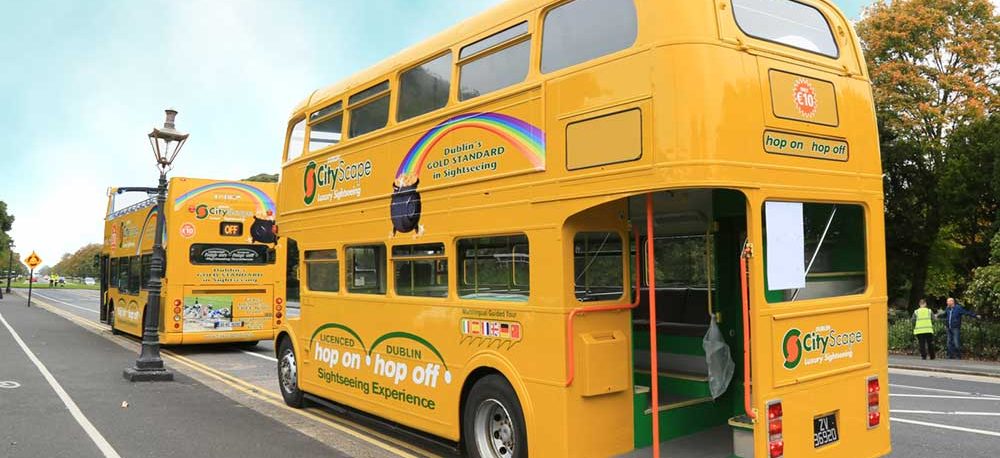 1950's London Double Decker with open platform at the rear